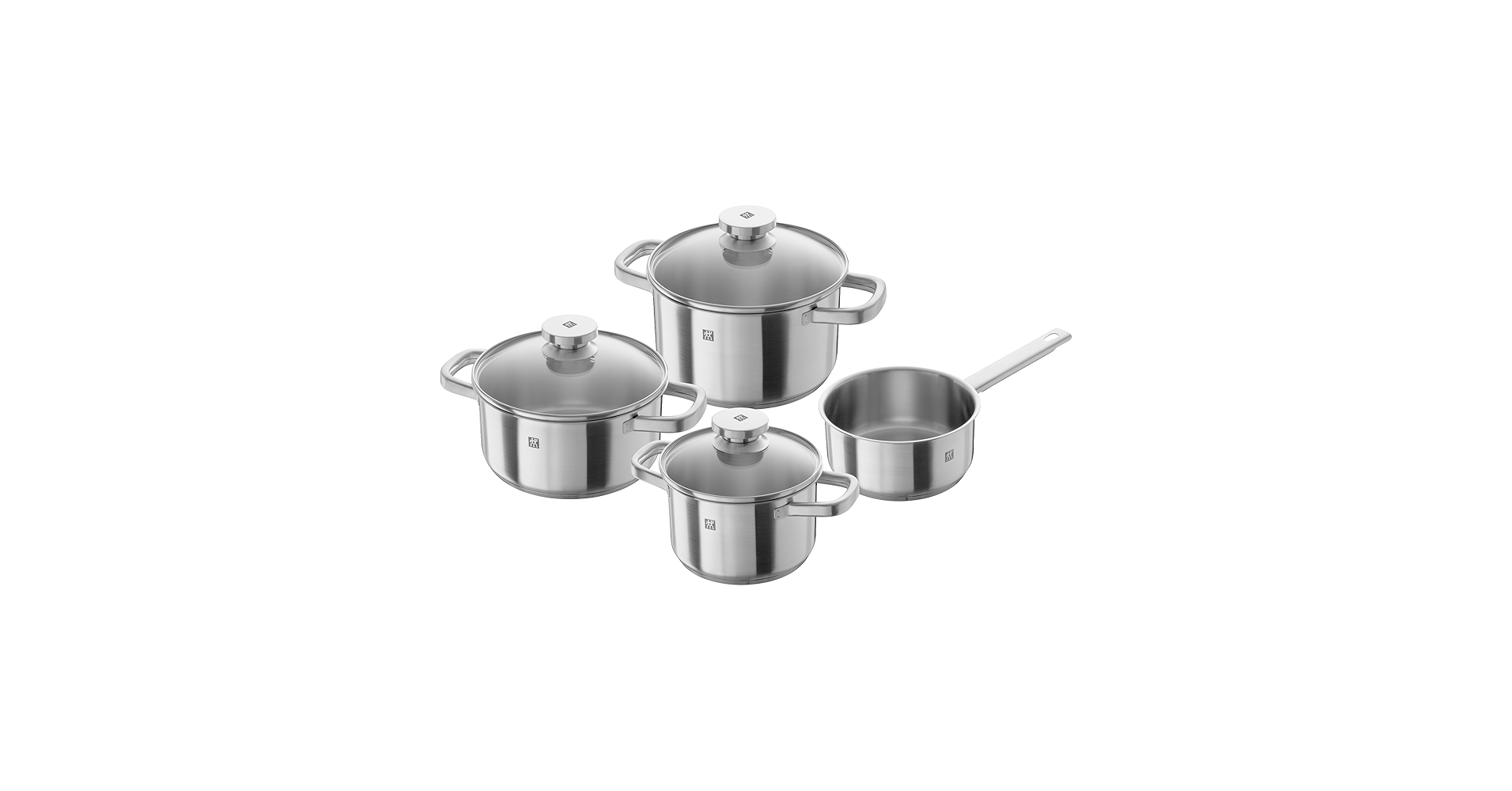 Amazon.com: ZWILLING Joy Cookware Set, 4 pcs., Silver: Home