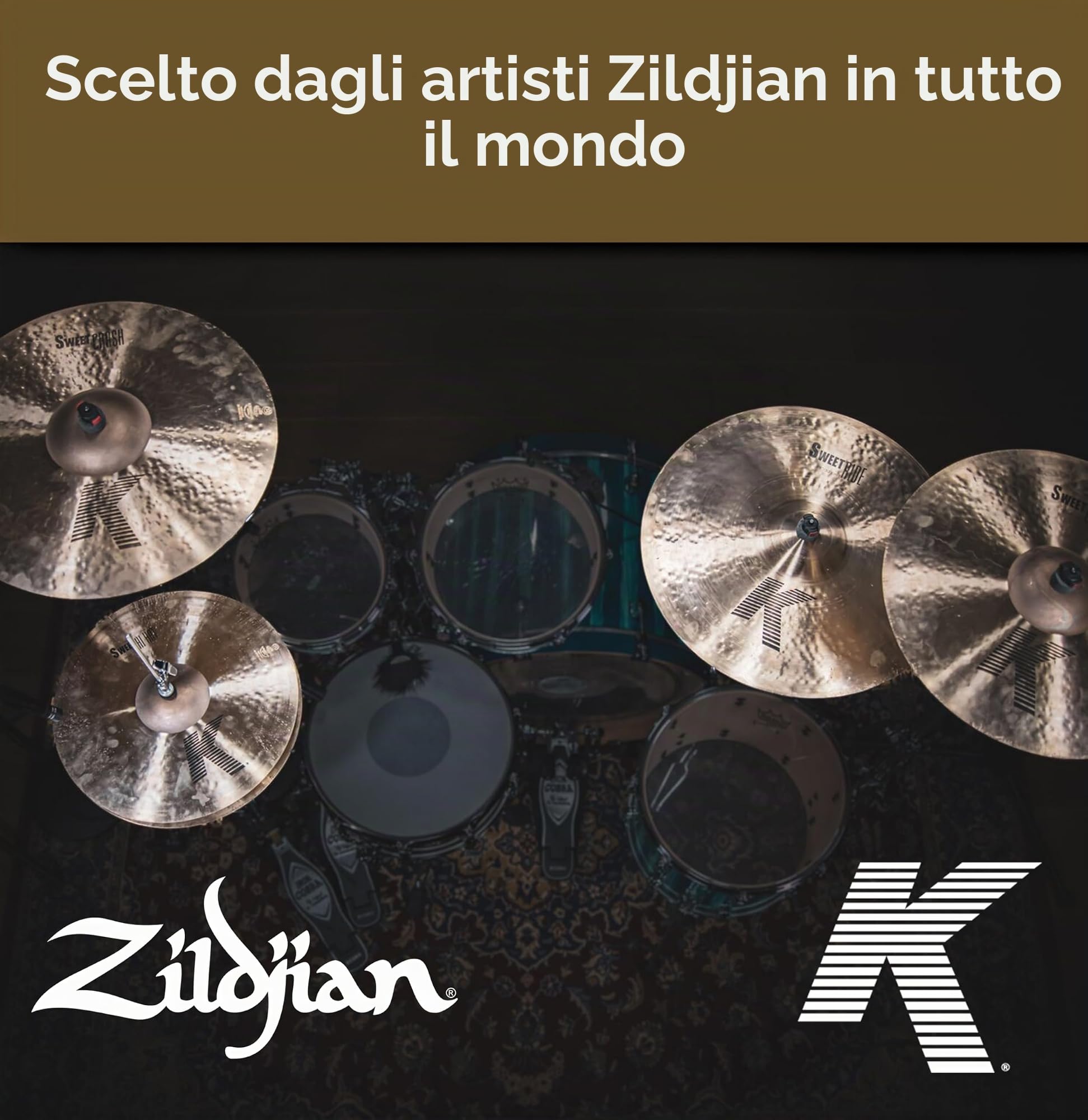 Zildjian K1218 Custom Hybrid Crash 18"