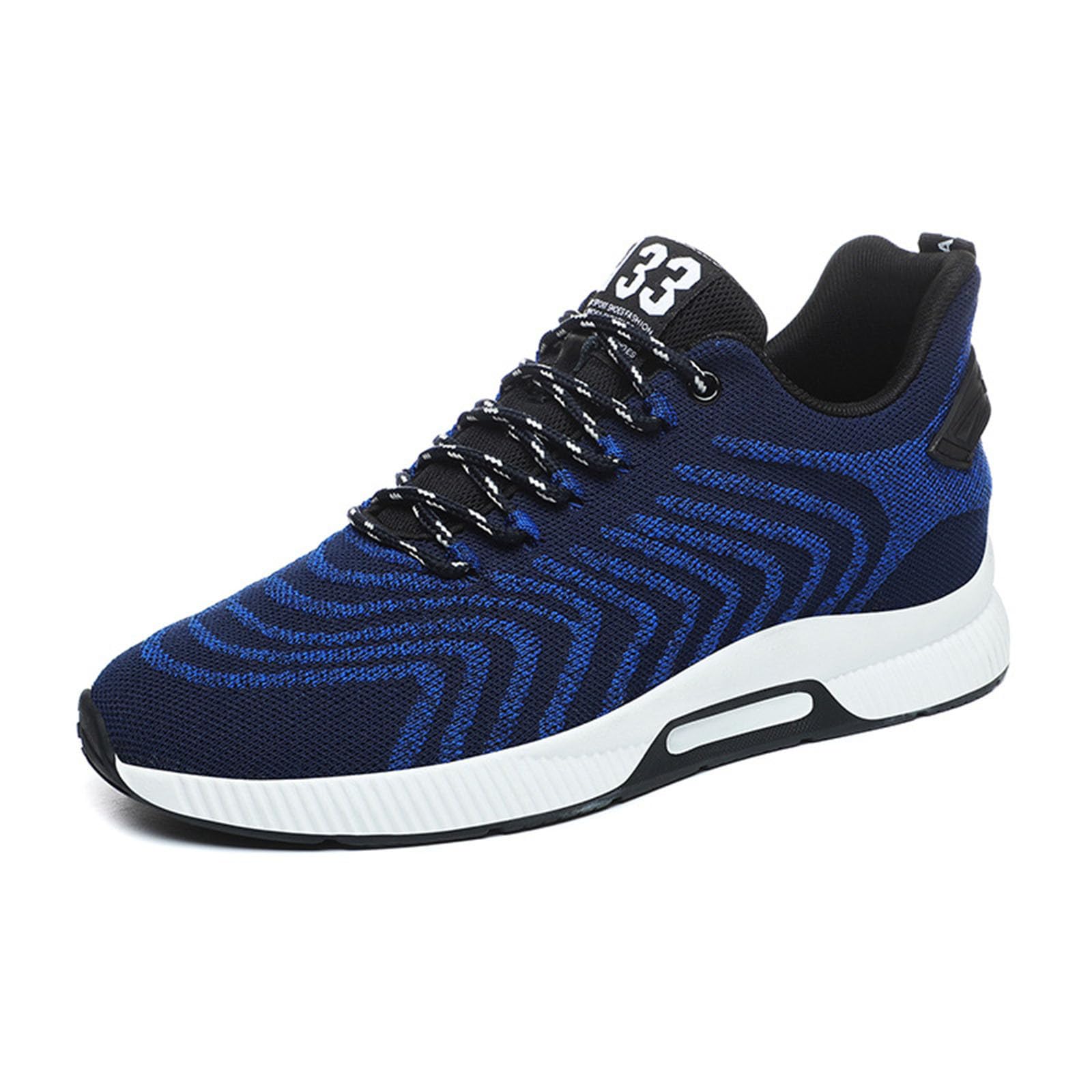 Schuhe Herren 10 cm Elevator Schuhe Schnürhalbschuhe Leichte Atmungsaktiv Anzugschuhe Sportschuhe Freizeitschuhe Leichtgewichts Outdoor Joggingschuhe Fitnessstudio Trainingsschuhe