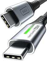 INIU USB C Kabel, 100W [2m] 5A PD QC 4.0 Schnellladekabel USB C auf USB C Kabel, Nylon Geflochten Typ C Datenkabel USB-C...