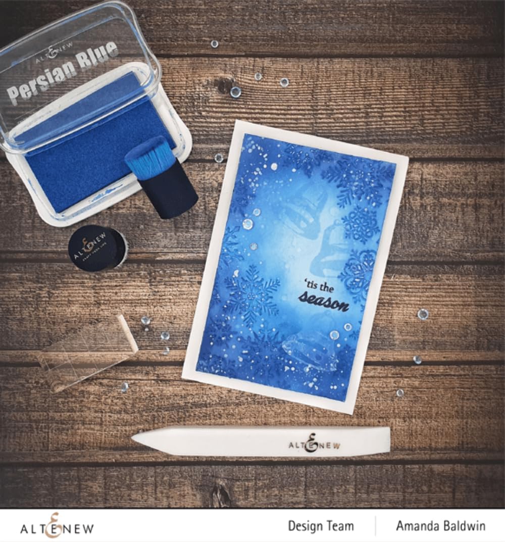 Crafter’s Essential Ink Blending Tool Bundle, Ink-Blending Brushes for Applying Ink to Stencils, Distressing and Blending, Small Ink-Blending Brushes and One Large Ink-Blending Brush Set