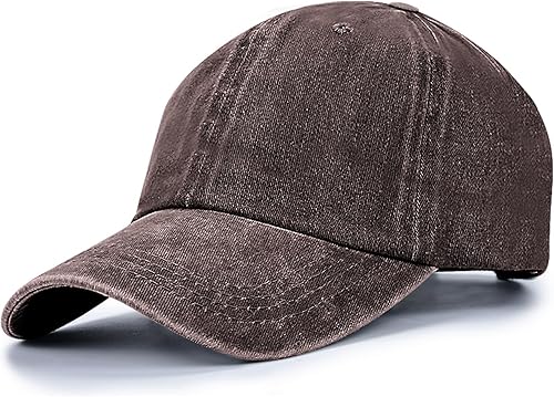 Gorra de béisbol unisex vintage lavada, estilo retro, ajustable, para papá, para hombres y mujeres