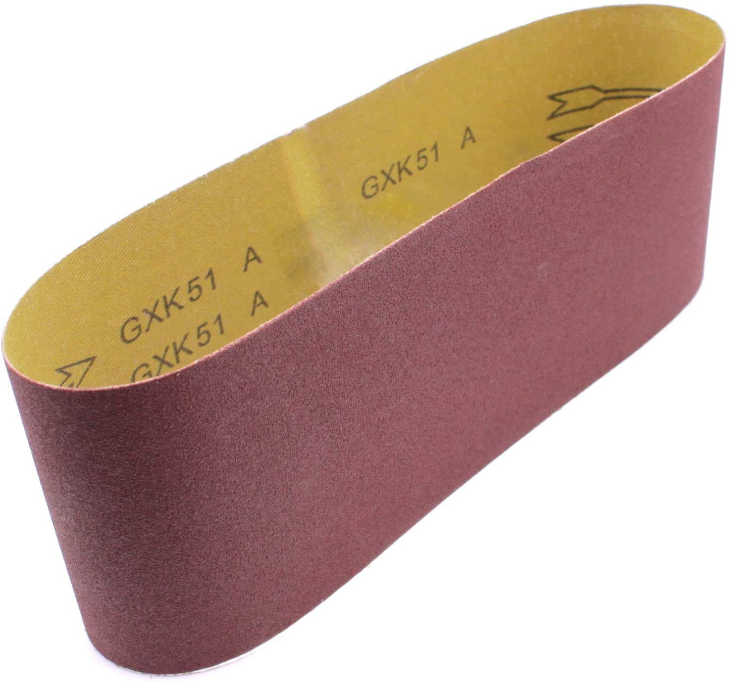 50 nastri abrasivi, 100 x 610 mm, grana 240, nastro abrasivo, nastro abrasivo, carta vetrata per levigatrici a nastro.