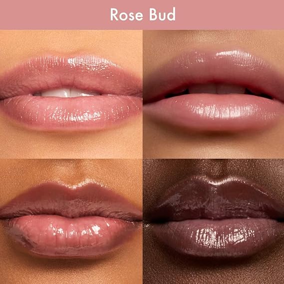 Summer Fridays Dream Lip Oil - Hydrating Tinted Lip Gloss Oil - Non-Sticky Formula with Skincare Benefits for Long-Lasting Softness + Shine - Effortless Beauty Gifts - Rose Bud (0.15 Oz)