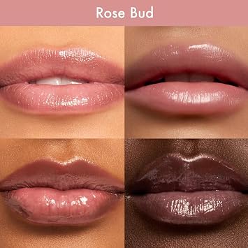 Summer Fridays Dream Lip Oil - Hydrating Tinted Lip Gloss Oil - Non-Sticky Formula with Skincare Benefits for Long-Lasting Softness + Shine - Effortless Beauty Gifts - Rose Bud (0.15 Oz)