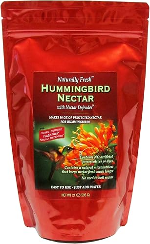Sapphire Labs Néctar de colibrí naturalmente fresco con protector de néctar dura más tiempo en comederos de colibríes hace 96 onzas de néctar de