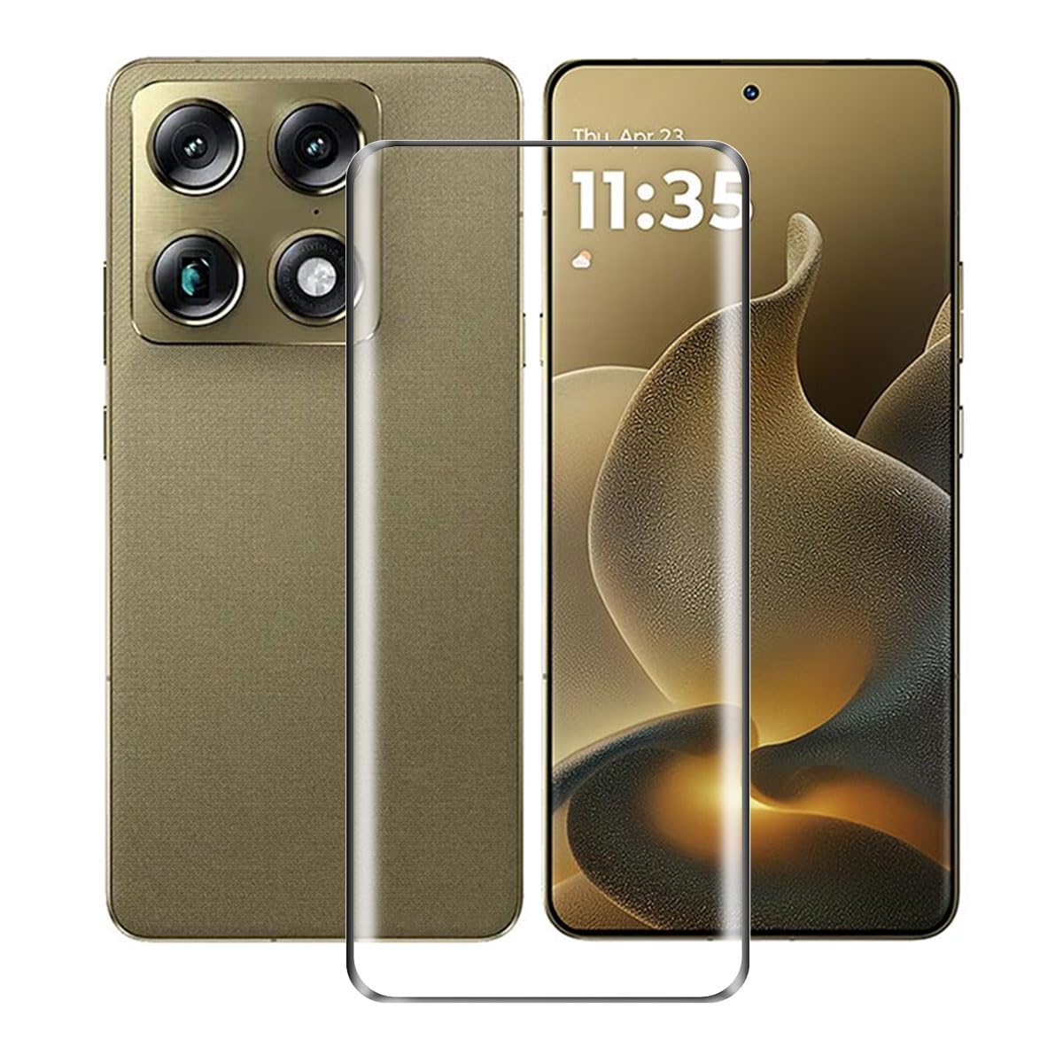 Tempered Glass Screen Protector for Motorola Signature (6.80 Inches), 9H Hardness Screen Protector, Anti-Scratch Anti-Fingerprint Tempered Glass Screen Protector for Motorola Signature