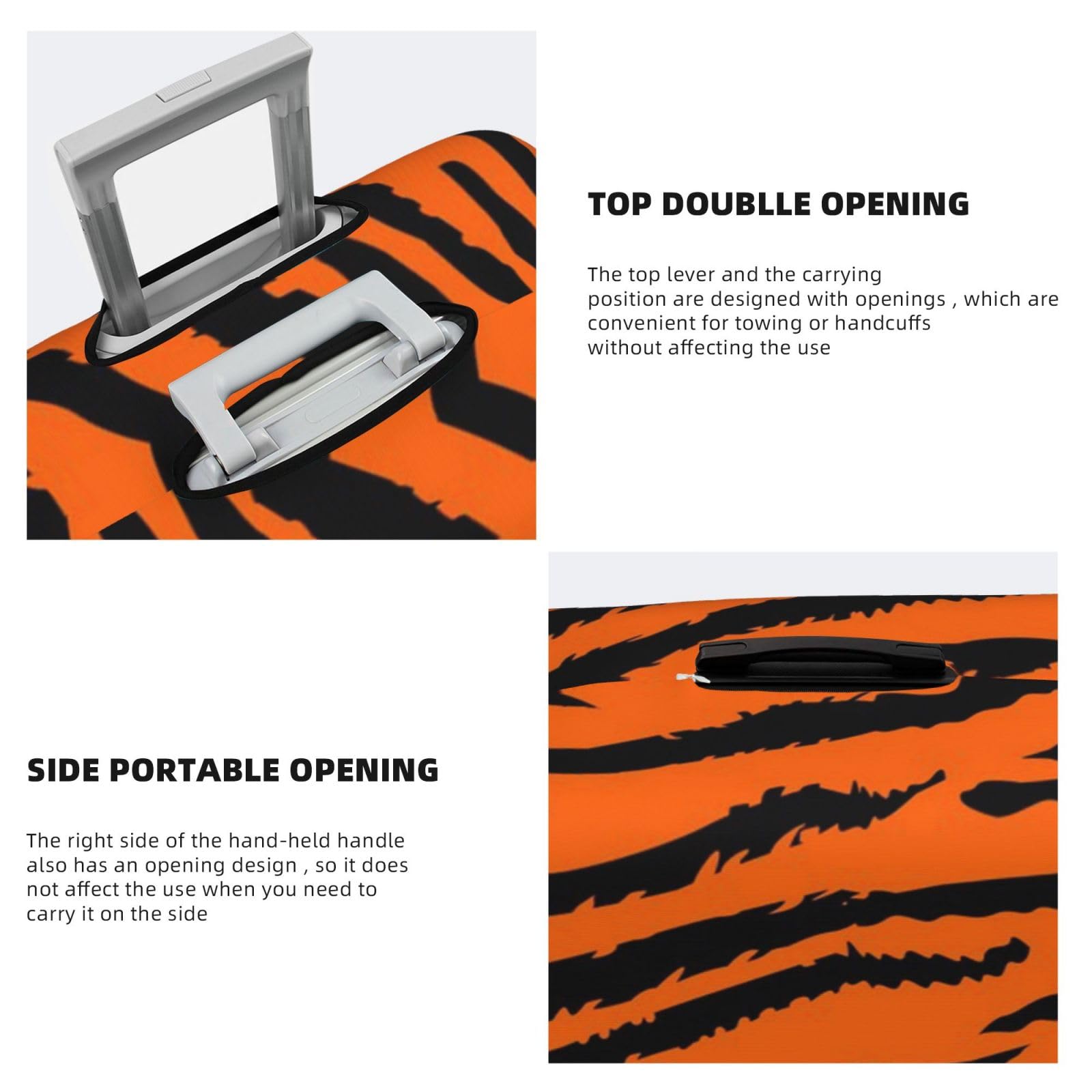 Treer Kofferhoes, Marine Animal Print Travel Koffer Covers