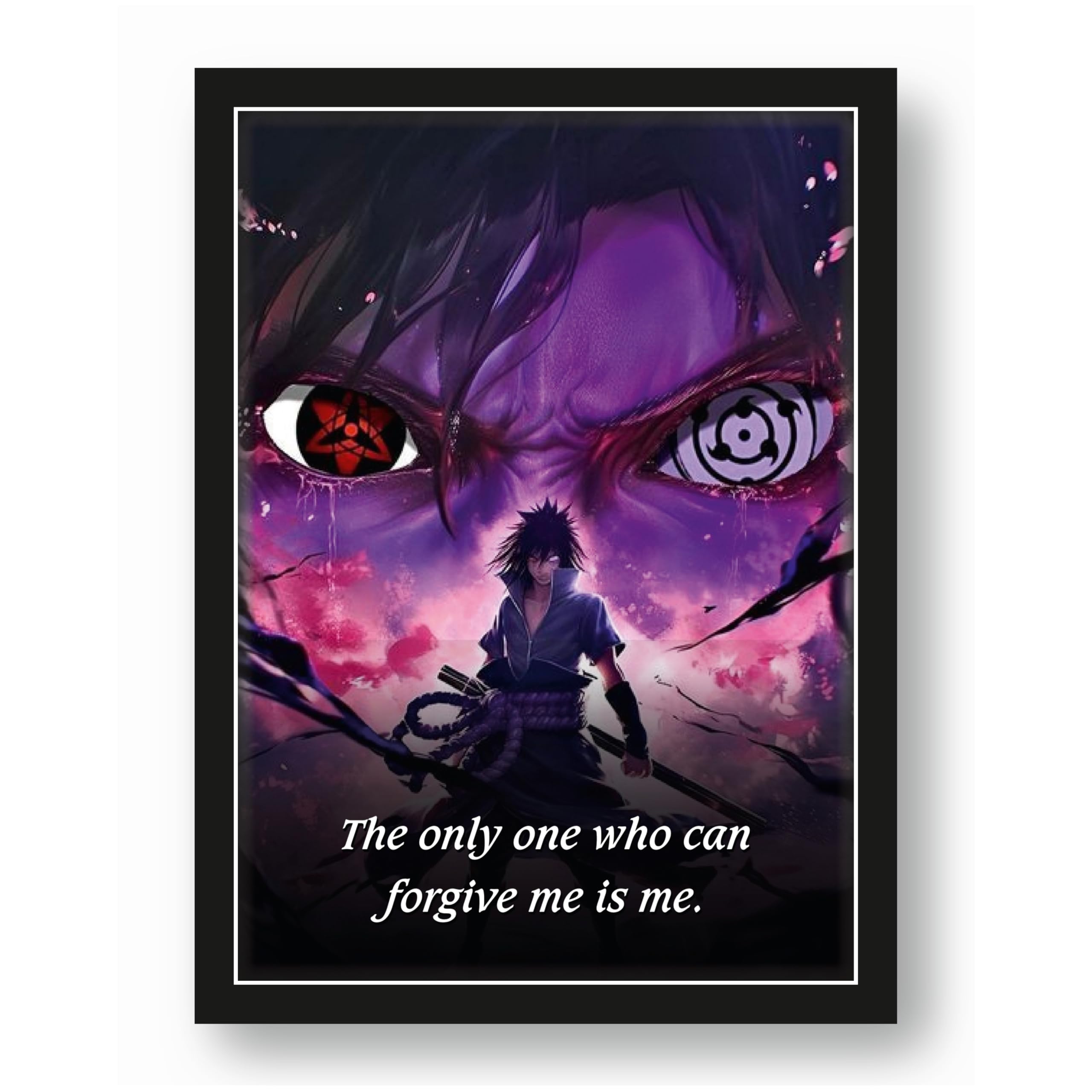 Sasuke Uchiha The Only One Who Can Forgive Me Is Me Quote Photo…