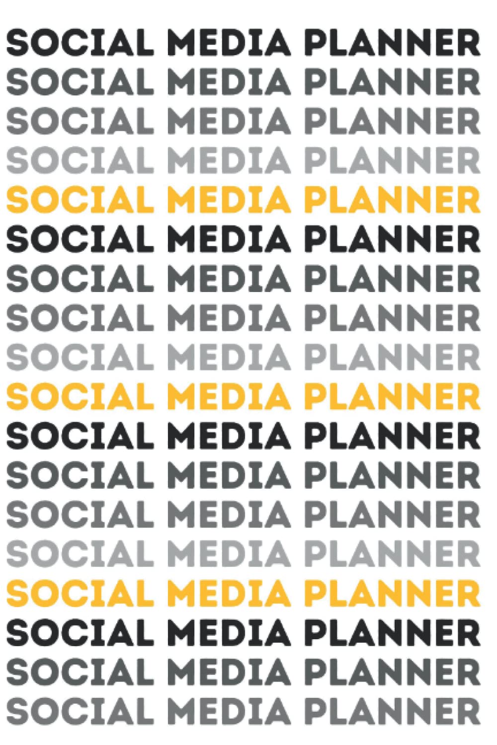 Social Media Planner by Planned Papery (Paperback 6 x 9 inch)