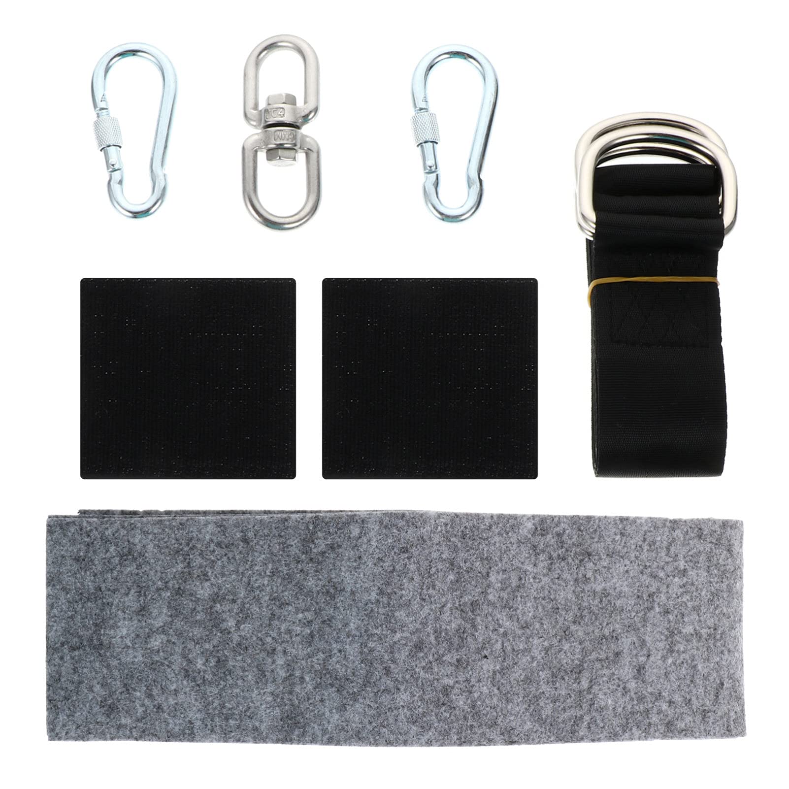 Happyyami 1 Set Swing Accessories Swing Straps Hanging Holds Kit Heavy Duty Garment Rack Heavy Duty Clothes Hanger Yoga Accessories Polyester Non-Woven Fabric to Rotate Hammock tie The Tree