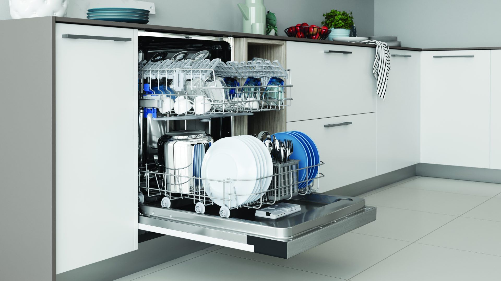 INDESIT I3B L634 X LAVASTOVIGLIE 2024 SEMI INCASSO NO PANNELLO SCOMPARSA PARZIALE 14 COPERTI CLASSE D INOX