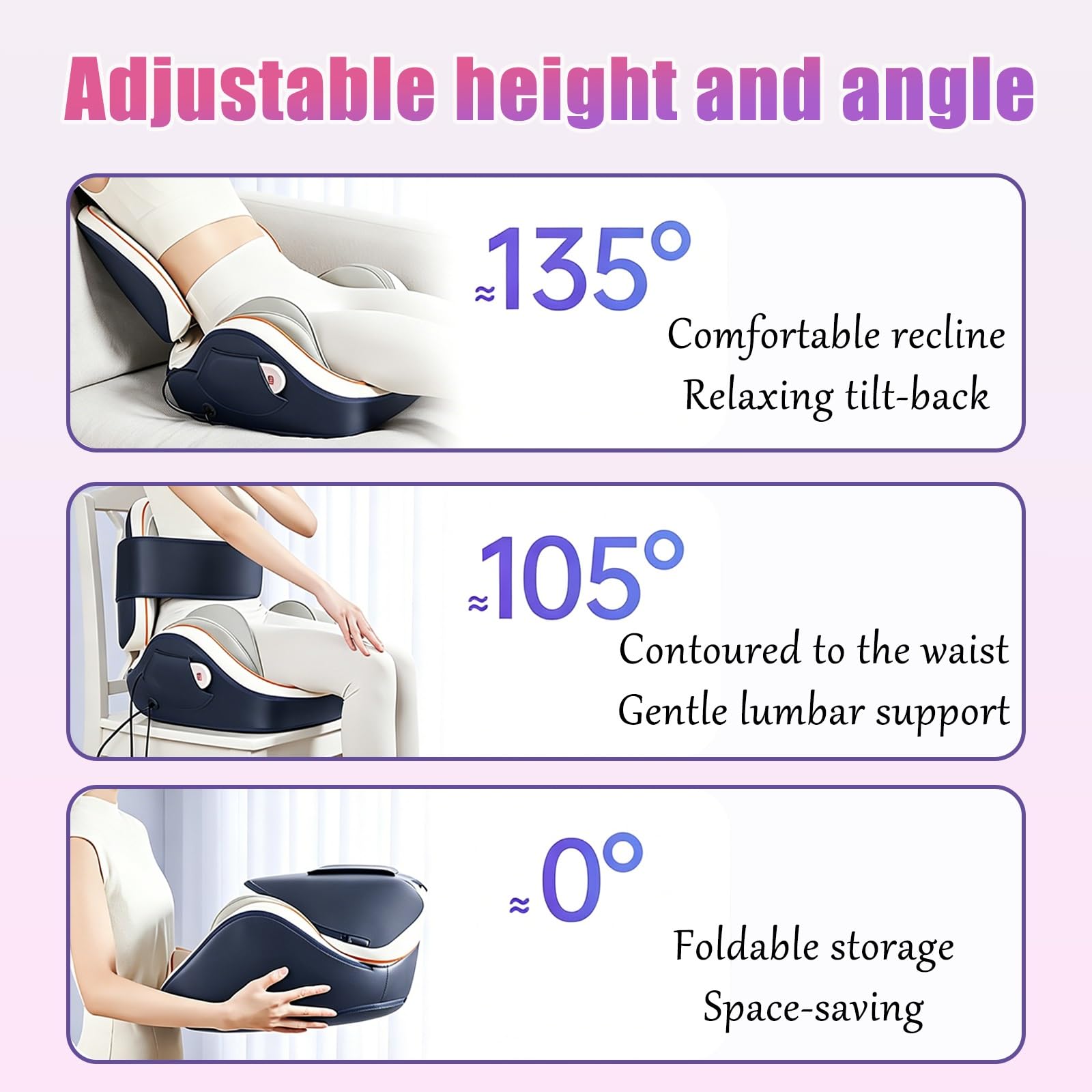 Allenatore Muscolare del Pavimento Pelvico, Allenatore Kegel Portatile con Timer Intelligente, Cuscinetto Multi-Angolo Pieghevole for Allenamenti Addominali, Modellamento Fianchi