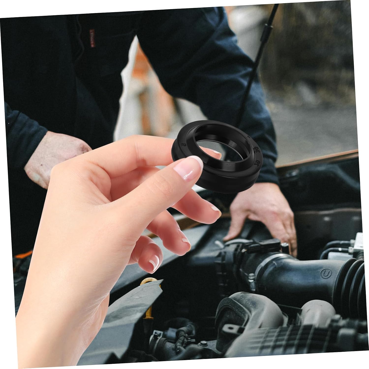 2pcs Tire Changer Cylinder Seal Kit Replacement for Tire Changer Dust Seal Maintenance Parts