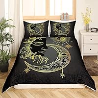 Vista 25 de Juego de funda de edredón con estampado de leopardo, estampado de animales, guepardo, King, para niños, hombres y mujeres, funda de edredón de lujo