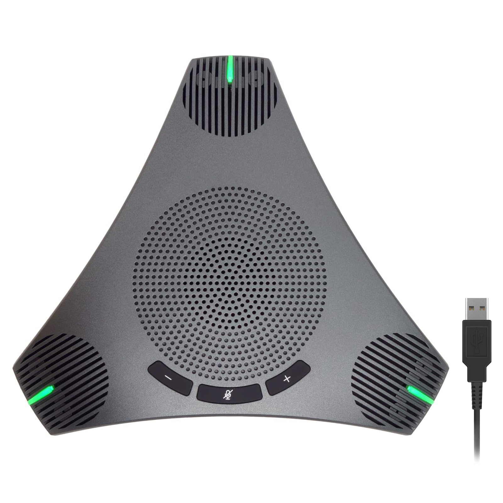 Altavoz y micrófono de conferencia, altavoz USB con captación de voz omnidireccional de 360°, sonido de alta fidelidad, reducción de eco y ruido para negocios, oficina en casa, reuniones en línea
