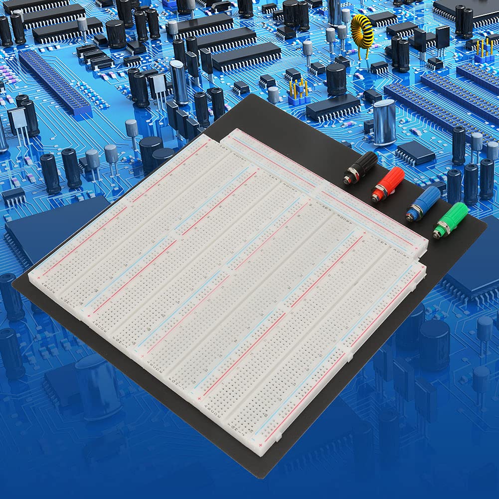 Breadboard, ZY-208 3220 punti di collegamento Breadboard senza saldatura, scheda di test del circuito riutilizzabile per assemblaggio di circuiti elettronici, debug, formazione