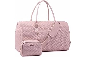 VICTORIA SECRET DUFFLE BAG FOR WOMEN: Premium Travel Duffel Bag, Weekender Bag...