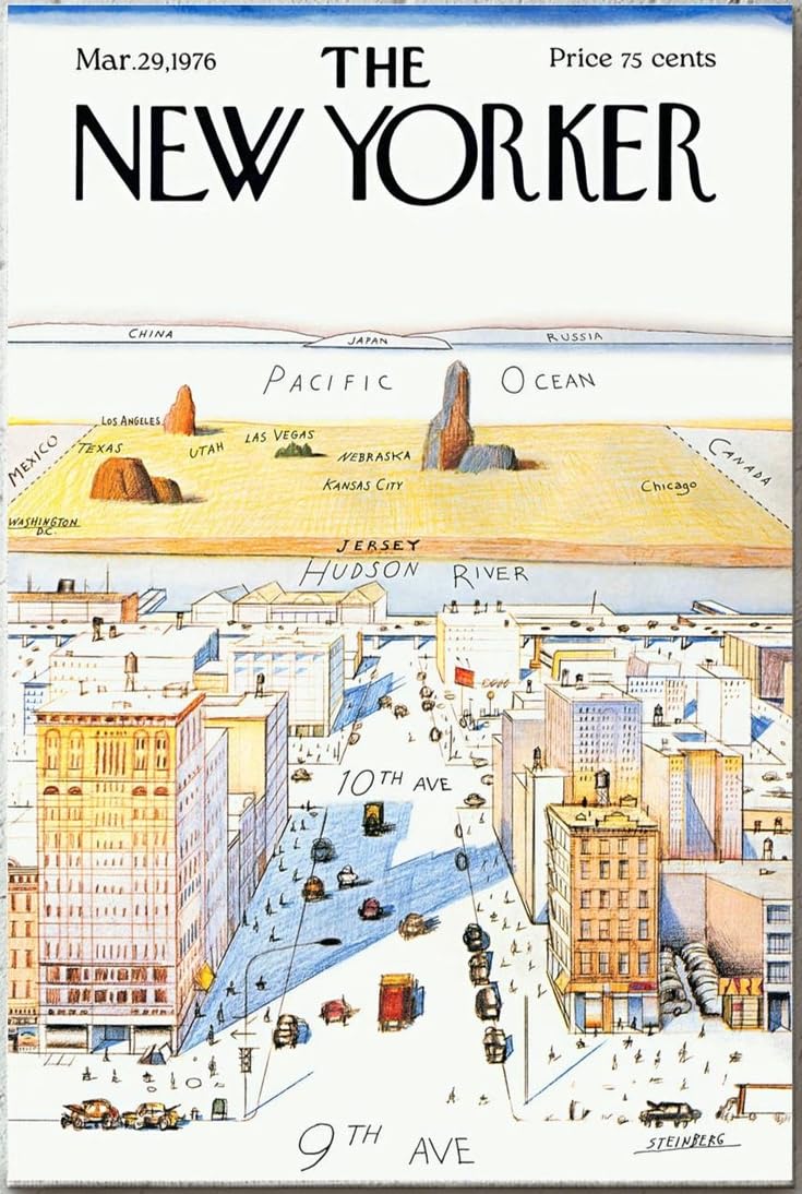 YAASIMOULE The New Yorker Magazine Cover Poster Decor Gallery Canvas Wall Art Gift For Traveling Lover Tourists Souvenir Shop York People Wrapped Framed Idea Prints