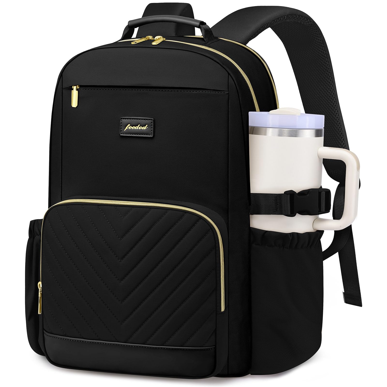 Large Laptop Backpack for Women Bookbag: 18 inch Work School Backpacks with Pocket for Large Capacity Cup & USB Charger College Book Bag Travel