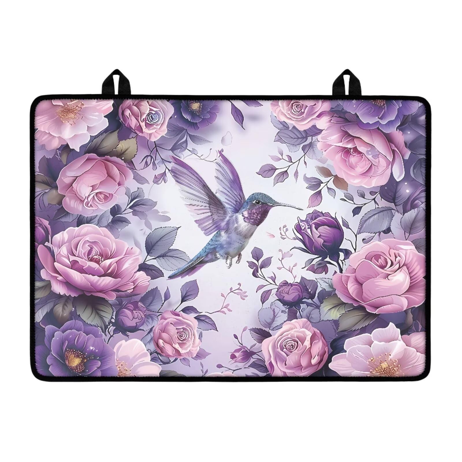 Hummingbird Peony Stove Top Cover for Electric Stove