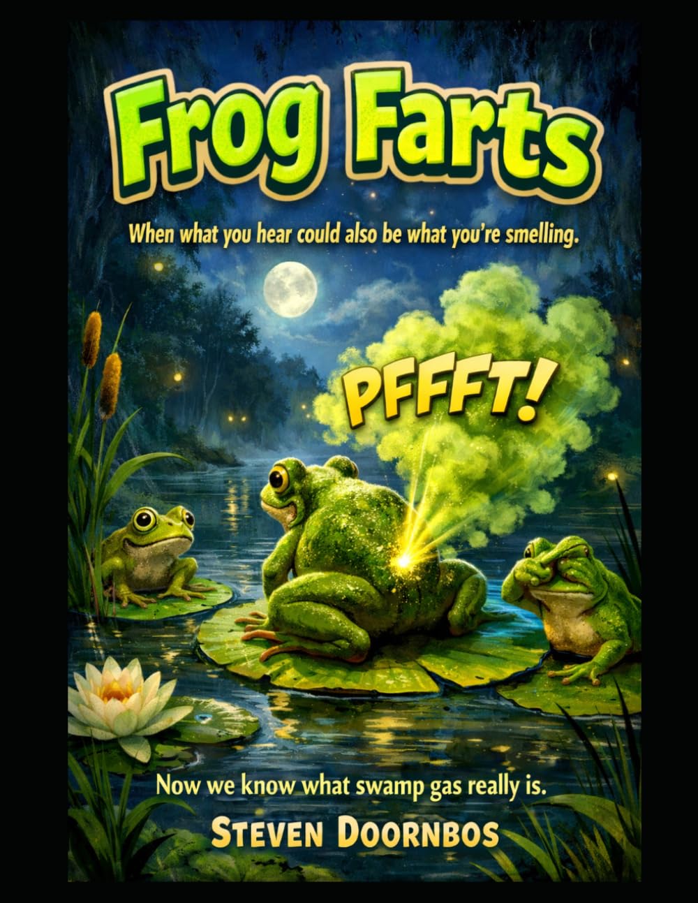 FROG FARTS. When what you hear could also be what you're smelling. Humorous discovery of what swamp gas could really be and how to avoid it.: Now we know what swamp gas really is where it comes from