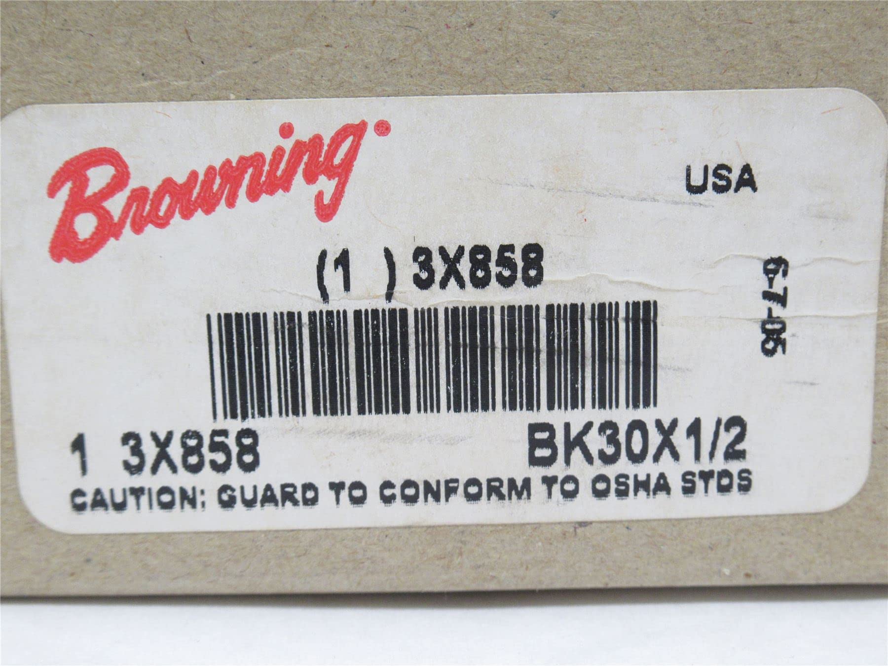 Browning 2VP42X5/8 Variable Pitch Sheave, 2 Groove, Finished Bore, Cast Iron Sheave, for 3L, 4L or A, 5L or B Section Belt
