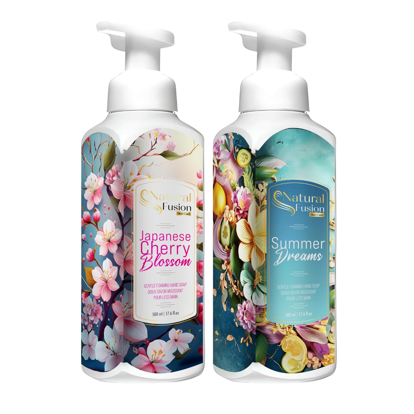 Swish Super Natural Fusion Liquid Foaming Hand Soap | Moisturizing Foaming Hand Wash for Bathroom and Kitchen | Remove Dirt & Effective Germ Protection| Luxurious Foaming Hand Wash (Combo Pack 1)