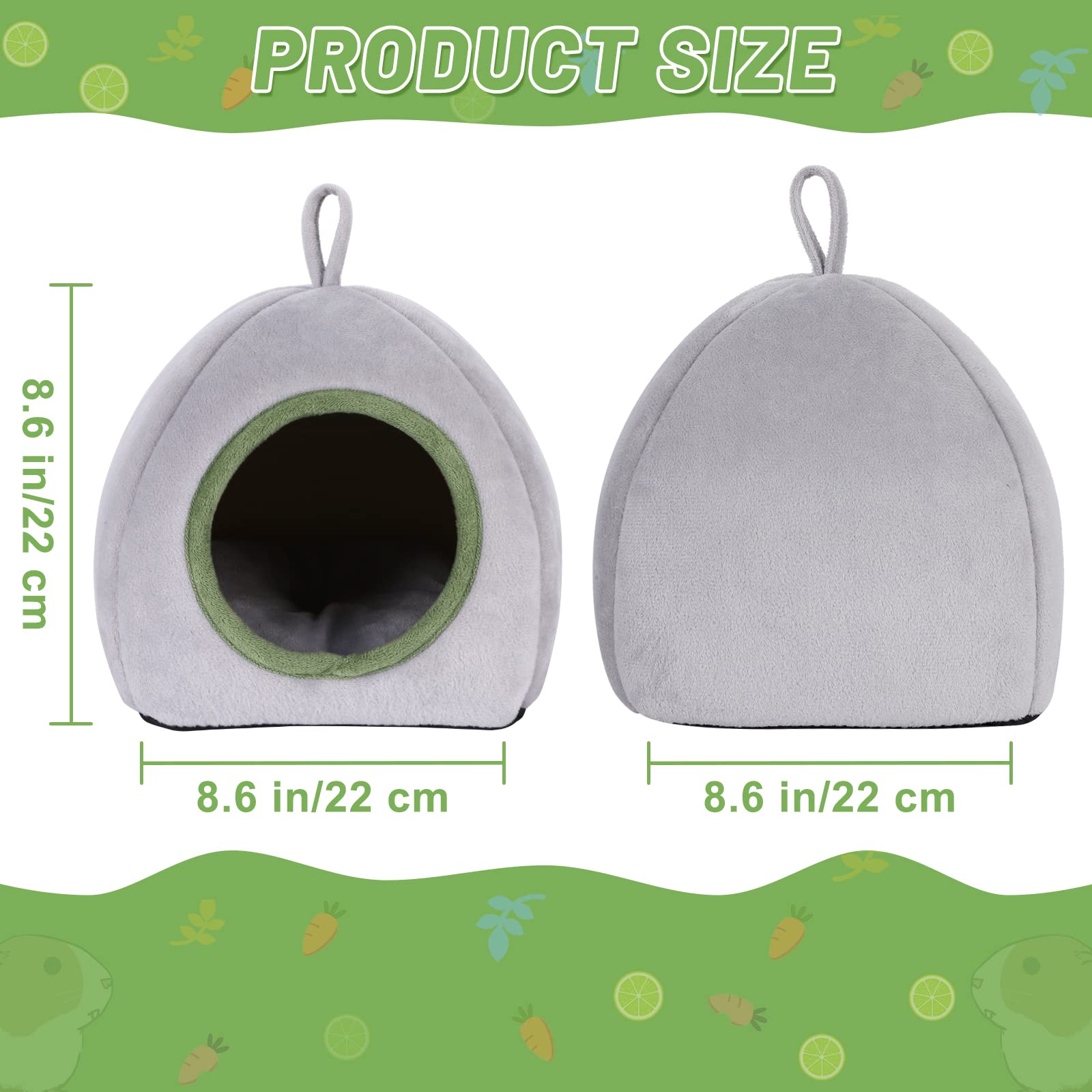 MUYYIKA cavia's huis accessoires konijn huis speelgoed pluche knuffelhol konijnenhuis warm bed knuffelbed voor hazen hamster ratten cavia's chinchilla eekhoornegel egel