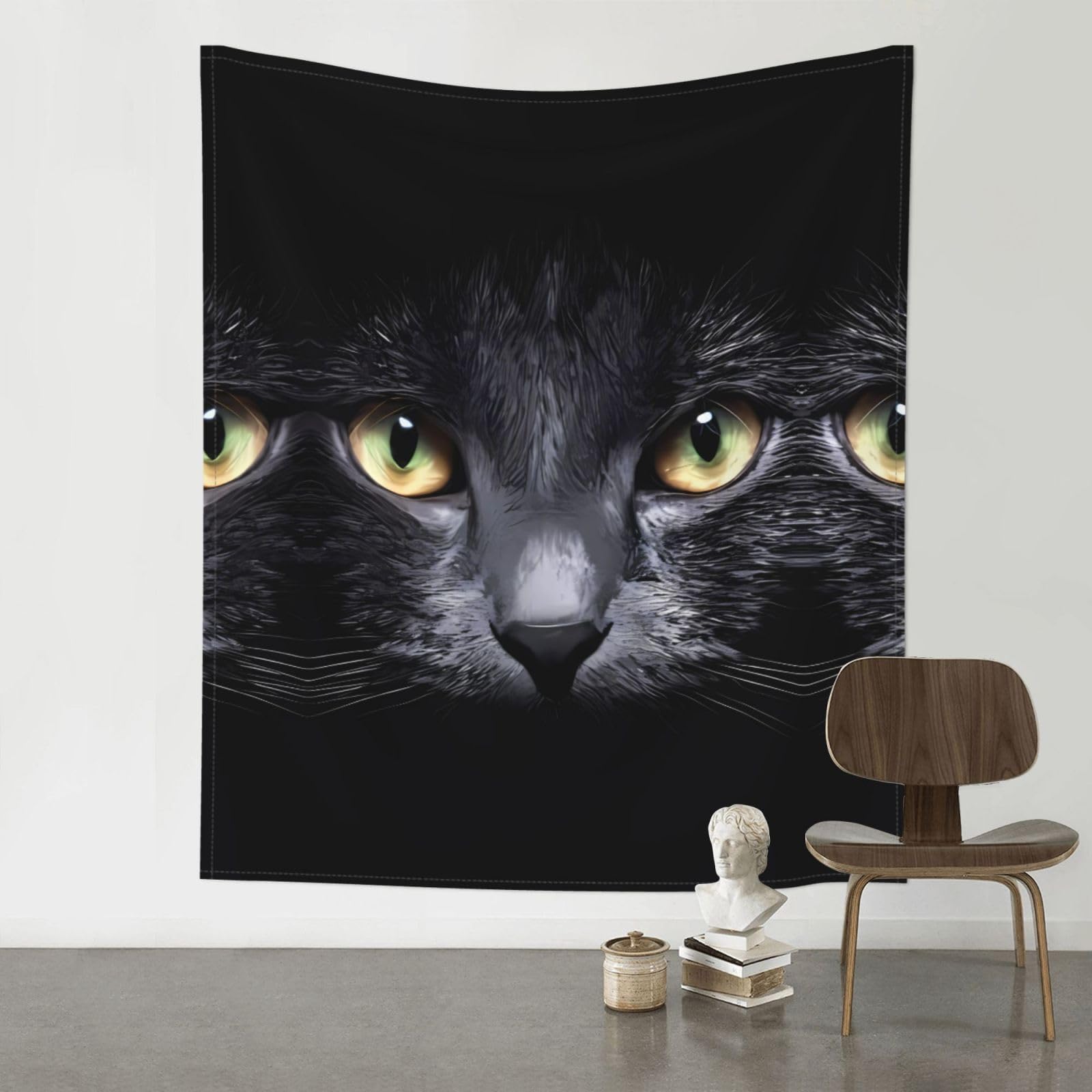 YYHWHJDE cats Prints Wall Tapestry 60x51in - High-Grade Polyester Throw Blanket for Bedroom, Dorm, Beach & Picnic Decor
