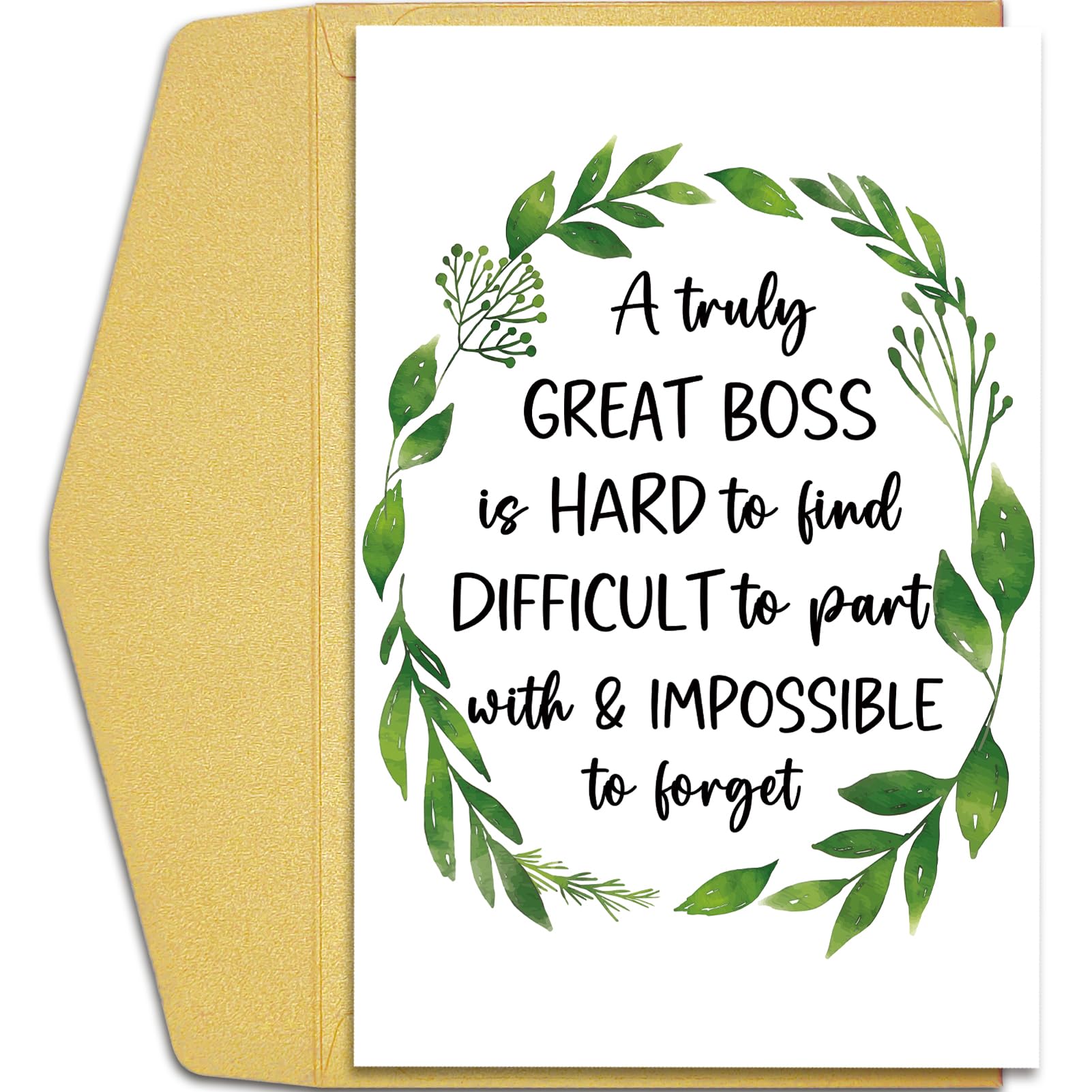 Farewell Card Boss Appreciation Card - Thank You, Retirement & Farewell ...