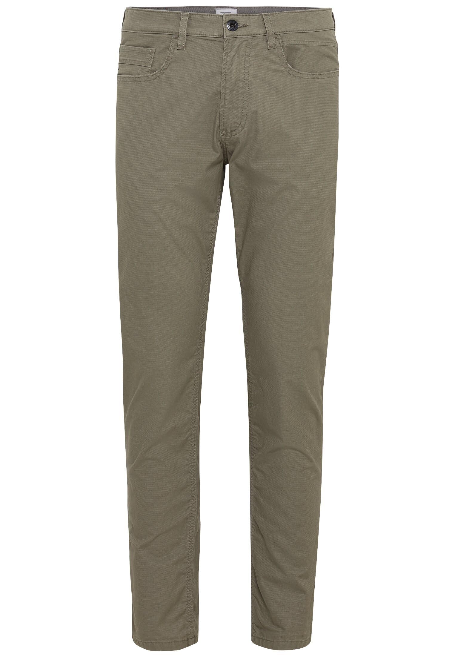 camel active Herren Slim Fit 5-Pocket Hose Khaki, menswear-32/34