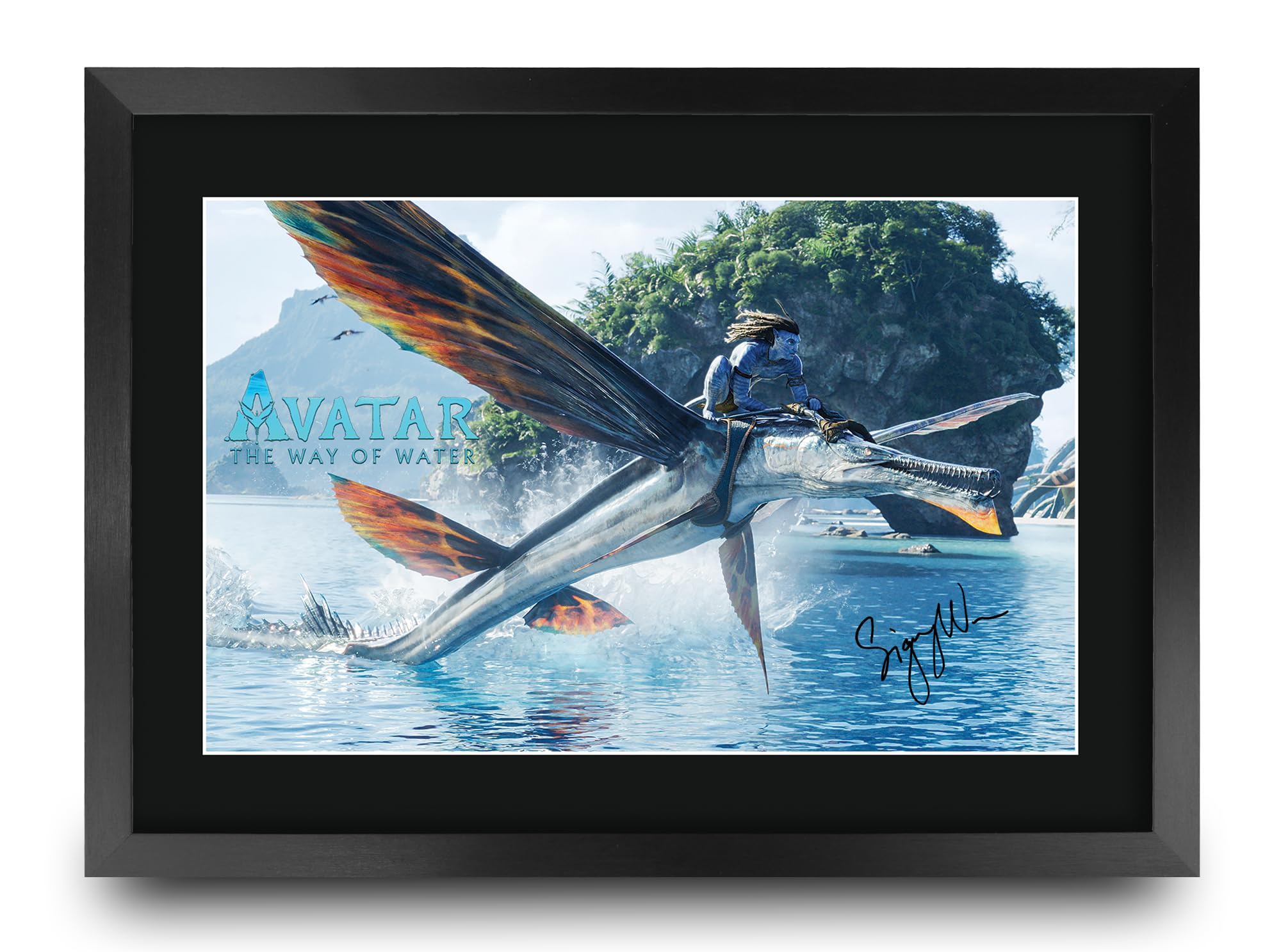 HWC Trading Avatar 2 Scene 1 Gifts Printed Signed Autograph Picture for Movie Memorabilia Fans - A3 Framed — image 1