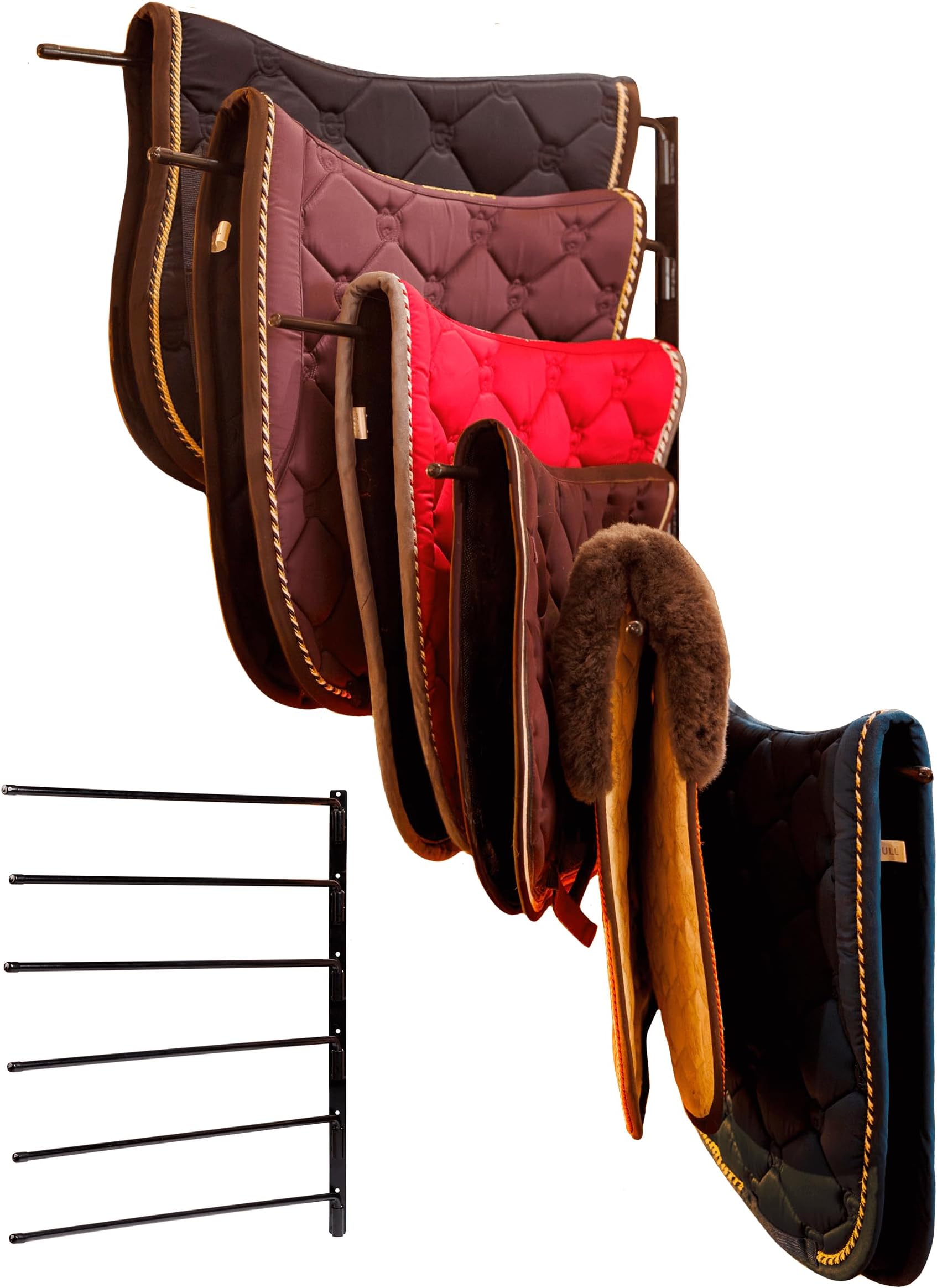 Swing-Out Horse Pad Rack