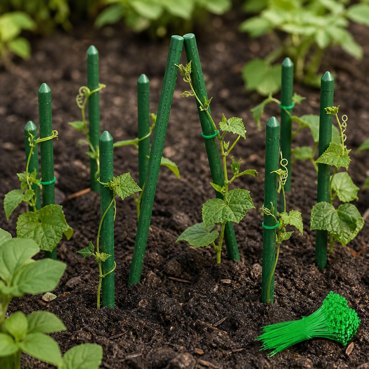 Tuteur pour Plantes Grimpantes, Acier, Size to 2