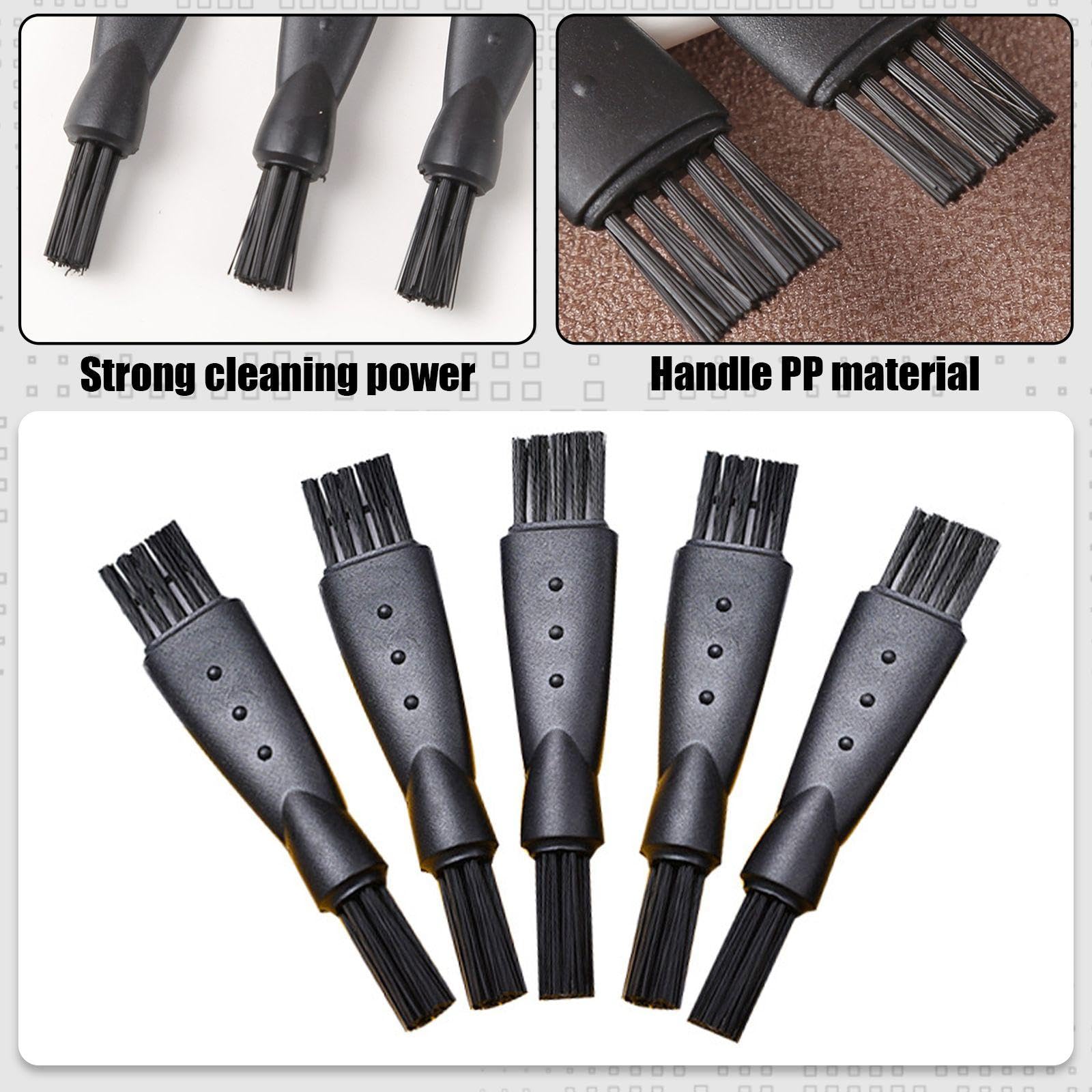 Cepillo De Limpieza Para Maquinillas De Afeitar De 10 Piezas, Cepillo De Doble Punta, Cepillo Para Polvo, Cepillo Para Grietas, Mini Cepillo De Limpieza Para Maquinillas De Afeitar, Etc.