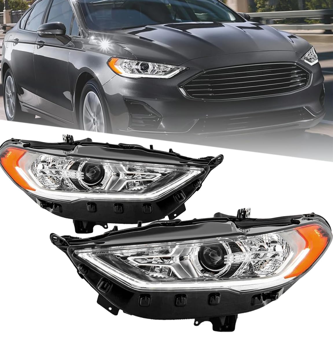 Corkiauto Headlights Assembly