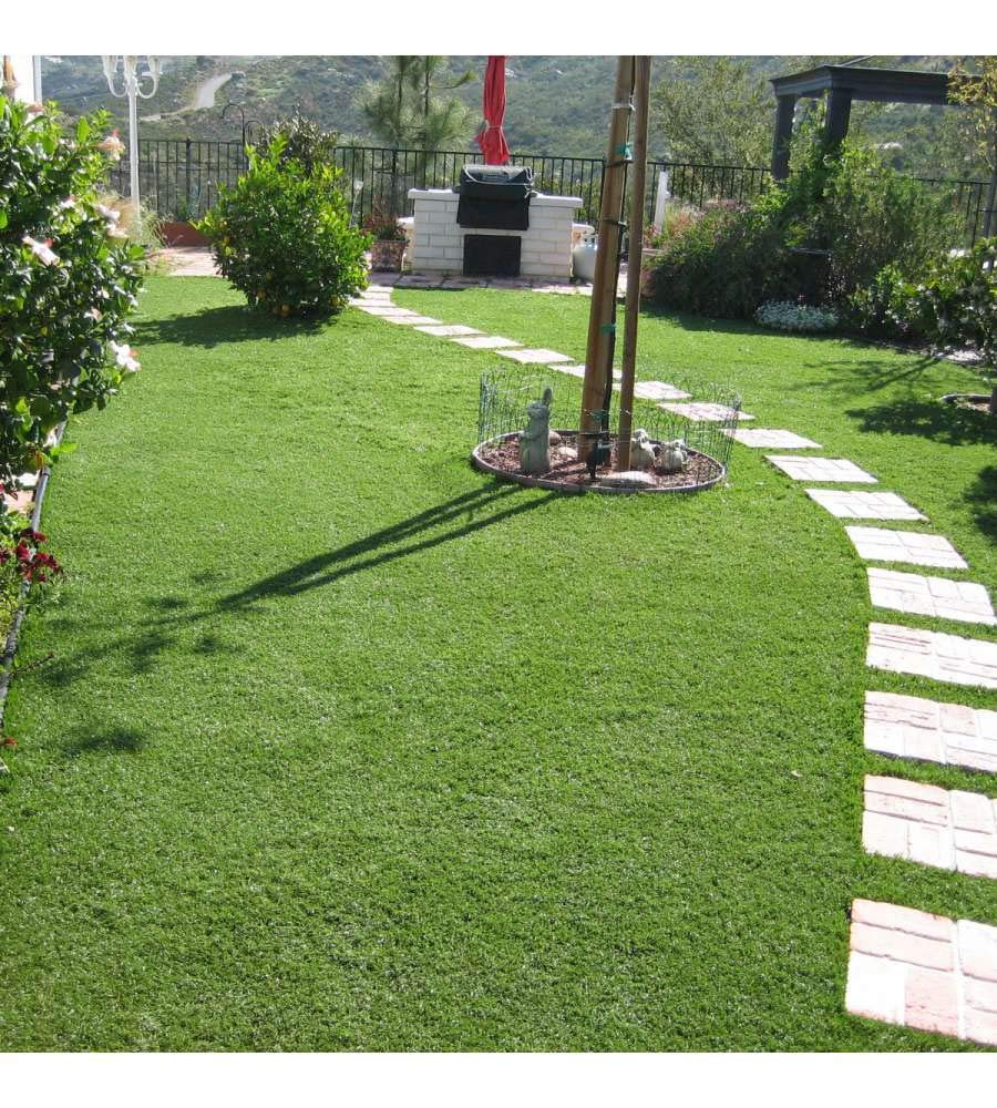 Rotolo erba sintetica per giardino linea "Maximum", 2x10 mt h20 mm.