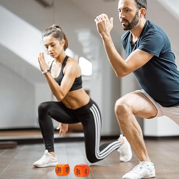 Workout Dice for Men,1-Pair Exercise Dice Game Workout Equipment - Funny Strength Training Equipment for Women Teens Squats Push Up Sports Outdoor Home Office Travel
