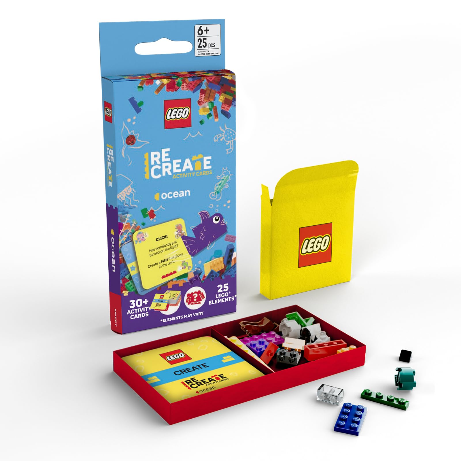 Amazon.com: Lego Recreate Activity Cards – Ocean | Imaginative