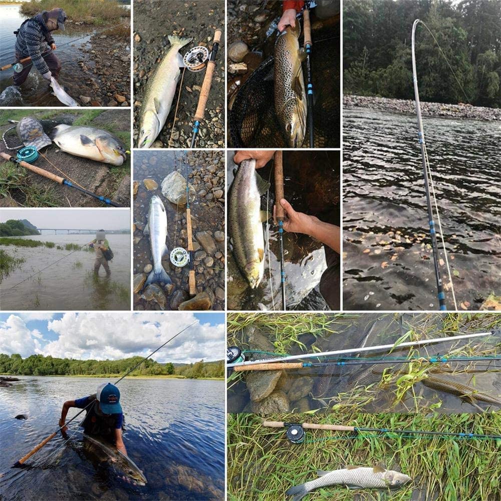 Maximumcatch Spey zweihändige Fliegenrute 4/5/6/7/9ft 4/6 teilige Fliegenfischen Rute IM10 Kohlefaser-Rute mit Cordura Rohr