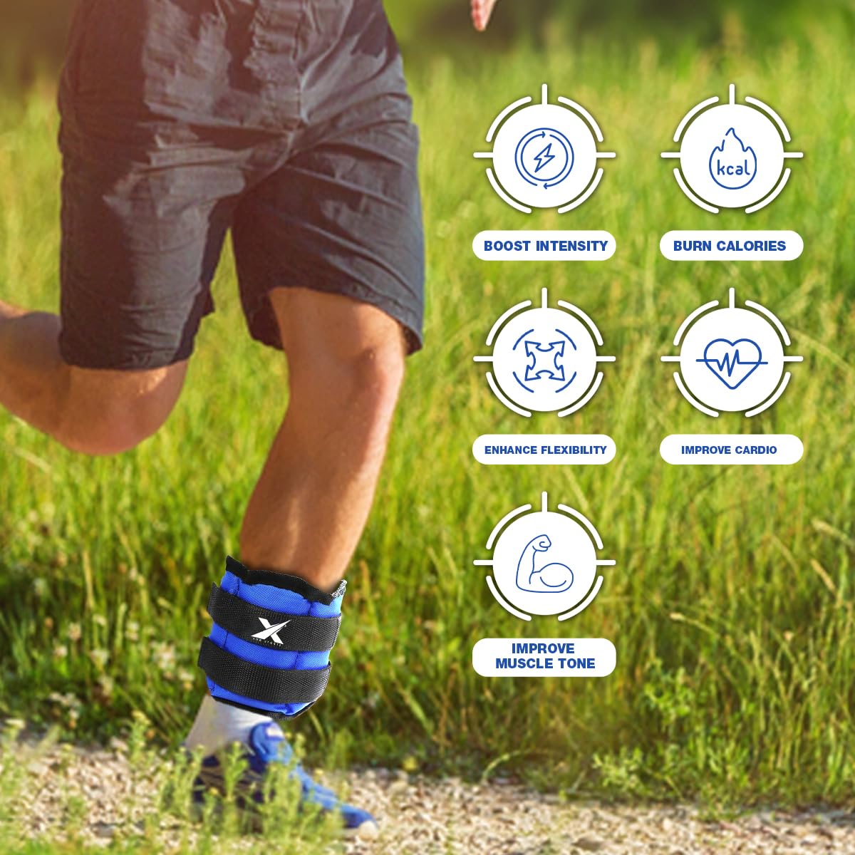 Pesas Tobillos Polainas Ajustables Tobilleras Con Peso Pesas