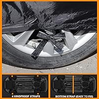 Vista 7 de Funda de coche compatible con Chevrolet Camaro 1982-2023 2 puertas Coupe convertible, impermeable para todo tipo de clima para Camaro 1LT 2LT 3LT