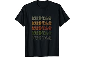 Love Heart Kustar Tee Vintage Black Kustar T-Shirt