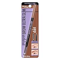 Vista 11 de Maybelline Express Brow - Lápiz de cejas ultra delgado con punta de precisión y carrete para cejas definidas, marrón suave, 1 unidad
