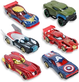 Mini-Rennauto-Set, 6 Stück