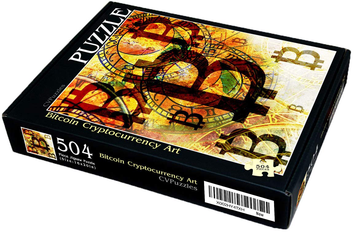 CVPuzzles Bitcoin Cryptocurrency Art 504 Piece Jigsaw Puzzle 16