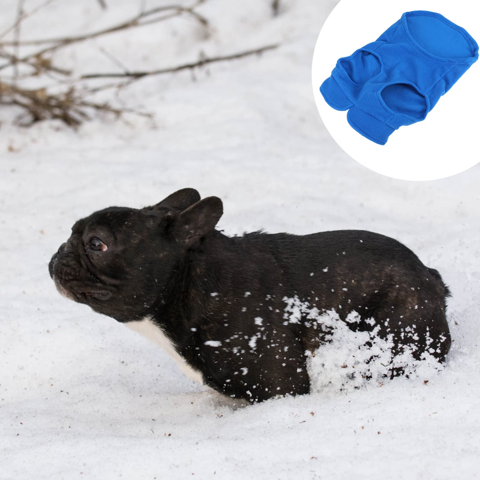 POPETPOP 3 Pz Gilet per Animali Domestici Cappotti Invernali per Cuccioli Abbigliamento per Cuccioli Costume da Cane da Vacanza Felpe per Cani Pile Portare a Spasso Il Cane Gattino