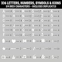 Vista 2 de C CRYSTAL LEMON Tablero de letras de fieltro de 10 x 10 pulgadas, 336 letras, números y símbolos, tablero de mensajes gris con marco de madera