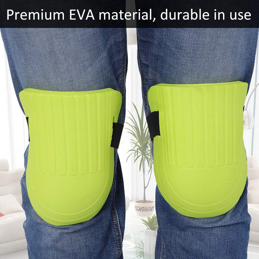 Soft Kneeling Pad, EVA Soft Work Knee Pads Thick Knee Mat Comfortable Knee Pads with Adjustable Straps for Women Men for Construction, Gardening, Roofing, Work, Flooring